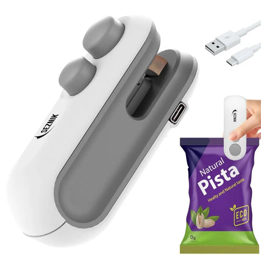 USB Rechargeable Bag Sealer Machine White