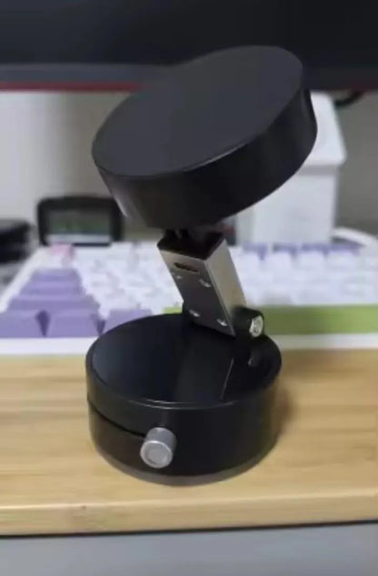 Vacuum Magnetic Phone Stand Black ABS