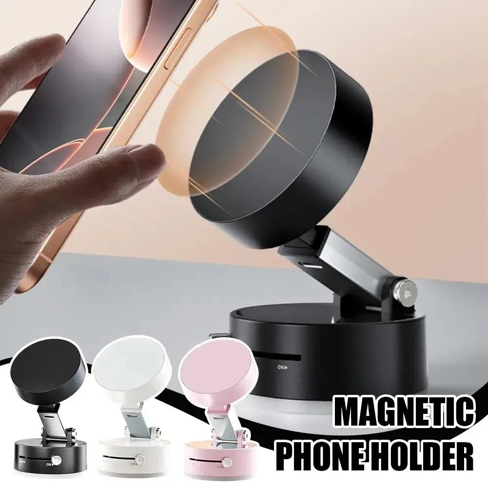 Magnetic Suction Phone Holder Multicolor Lightweight Portable