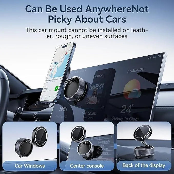 Magnetic Suction Phone Holder Multicolor Lightweight Portable