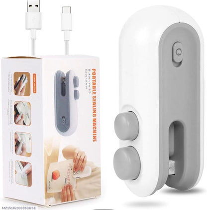 USB Rechargeable Bag Sealer Machine White