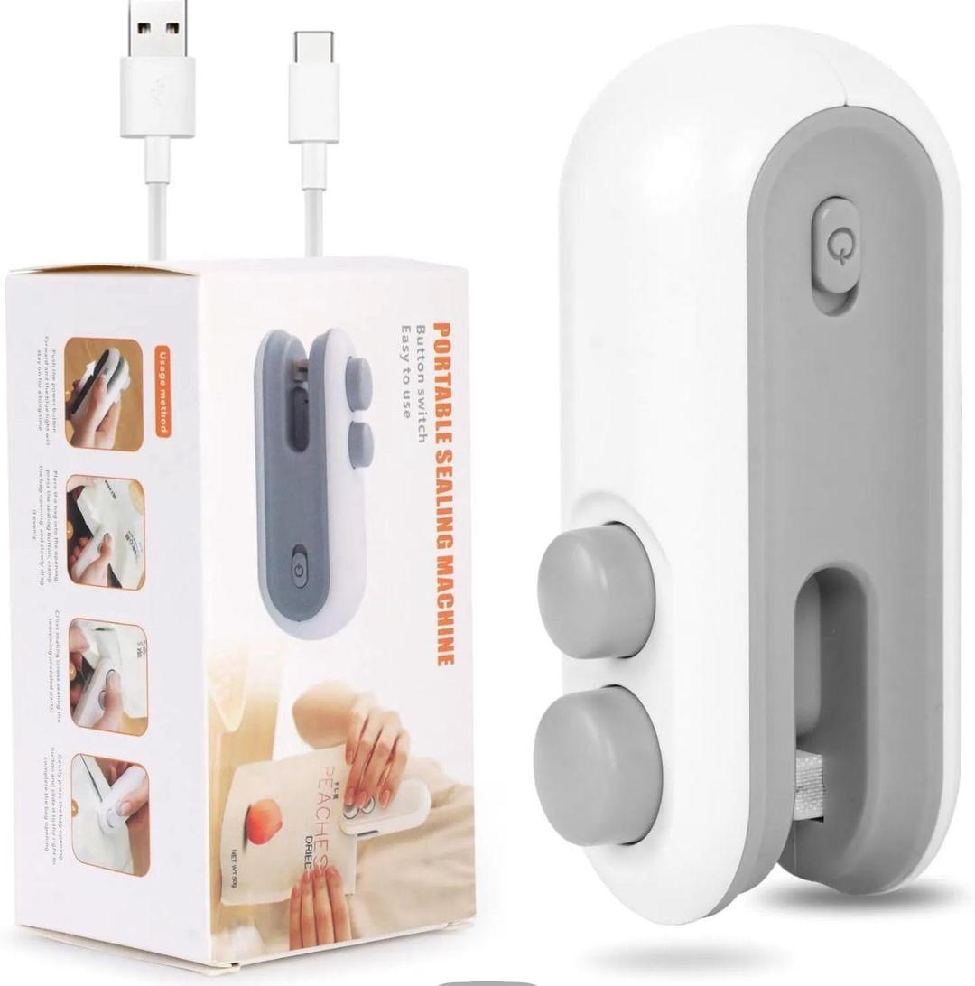 USB Rechargeable Bag Sealer Machine White