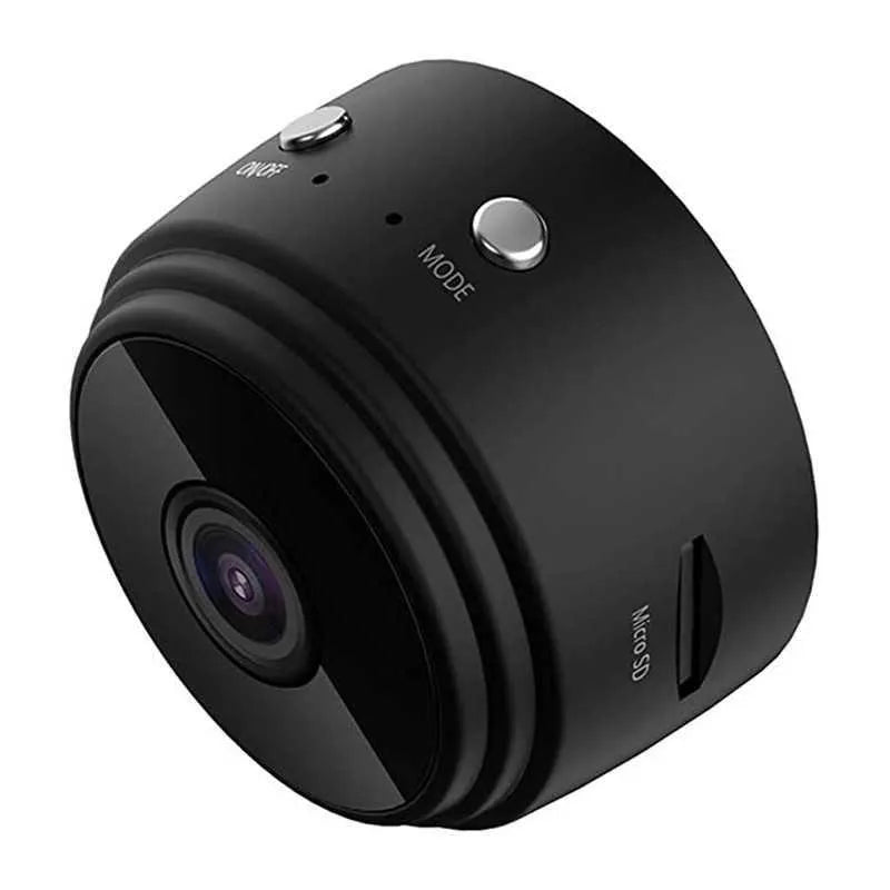 Mini Wireless WiFi Camera Black ABS Plastic