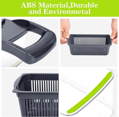 Green ABS Vegetable Cutter 1 Pc Kitchen Tool