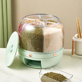 360° Rotating Rice Dispenser for Kitchen