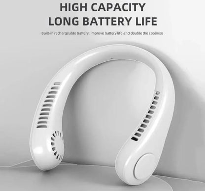 Rechargeable Neck Fan 200mAh Long Battery Life