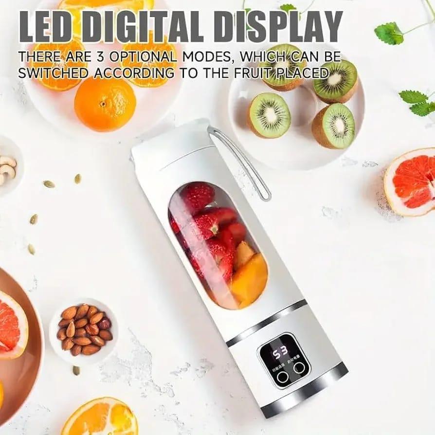 Portable Rechargeable Green Electric Juicer Blender