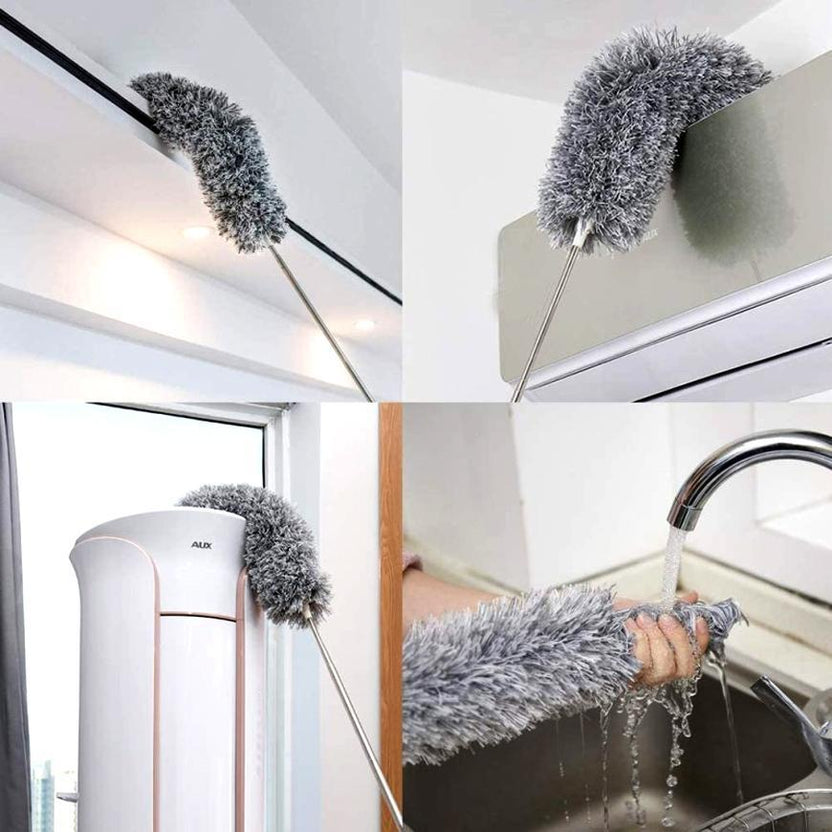 Extendable Microfiber Duster for Windows and Clothes