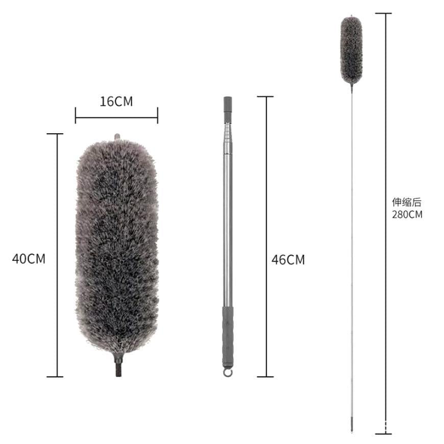 Extendable Microfiber Duster for Windows and Clothes