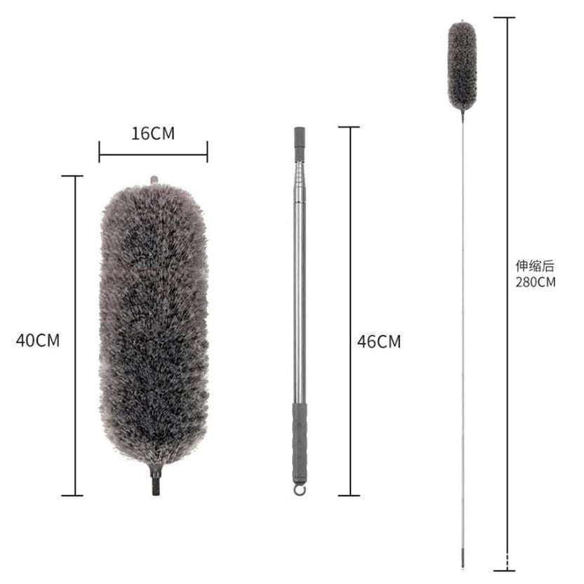 Extendable Microfiber Duster for Windows and Clothes